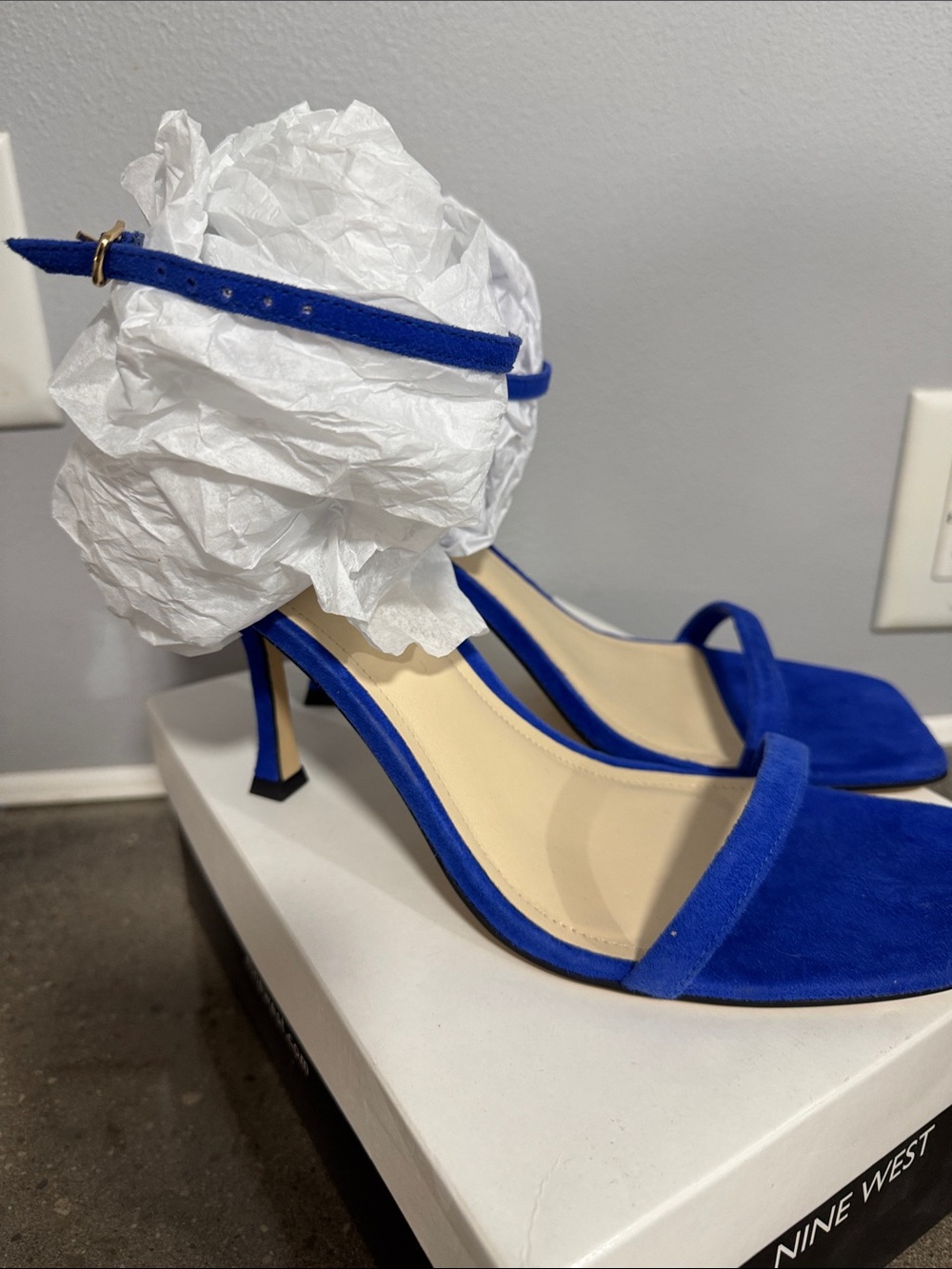 Nine West Yess Heels electric blue size 12 - Picture 11 of 12